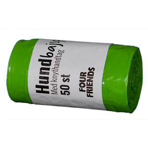 Hundeposer 50 stk grønn