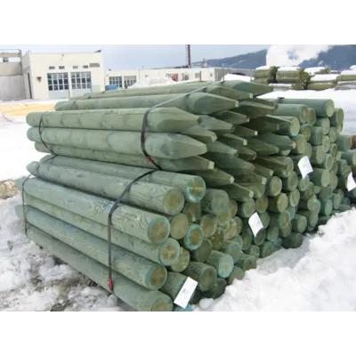 Gjerdestolpe Scanpole impregnert, bilde 2