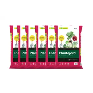 Plantejord 40 L - 6 pk