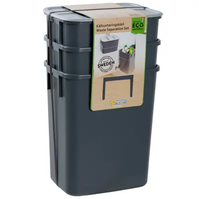 Kildesorteringssett 3 spann