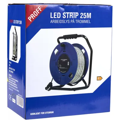 Arbeidslys LED på trommel 25 m, bilde 2