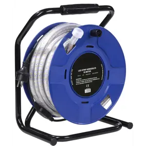 Arbeidslys LED på trommel 25 m