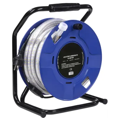 Arbeidslys LED på trommel 25 m