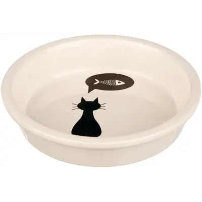 Matskål keramikk hvit 0,25 L