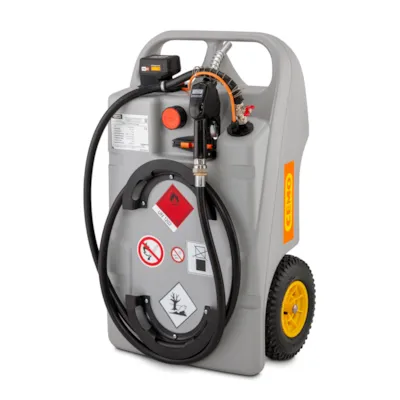 Transporttank med CAS batteri 4 Ah100 L