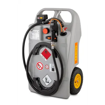 Transporttank med CAS batteri 4 Ah100 L