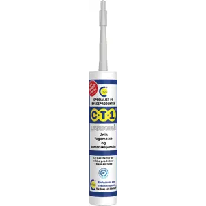 Fugemasse & lim Tribrid lys grå 290 ml