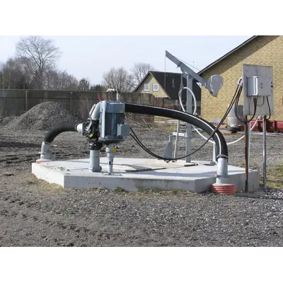 Langakslet pumpe