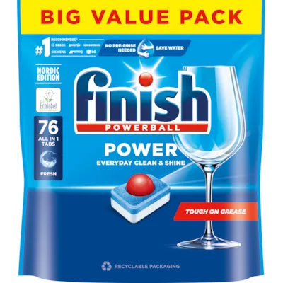 Finish Power 76 tabl