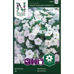 Frø petunia Opera Supreme White