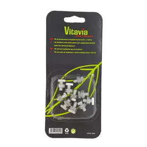 Profilbolt og mutter til drivhus 10 pk