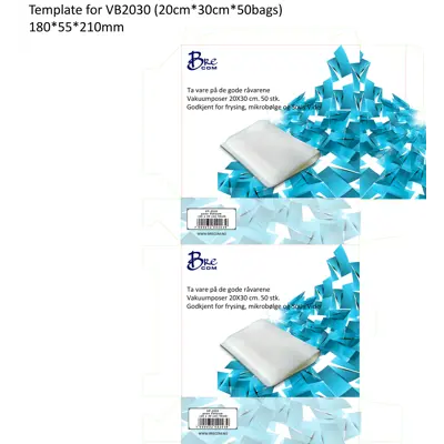 Vakuumpose 20x30 cm 50 stk, bilde 2