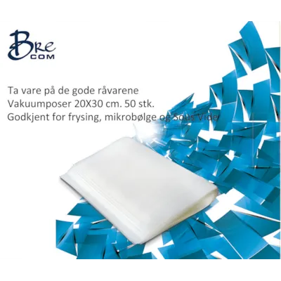 Vakuumpose 20x30 cm 50 stk