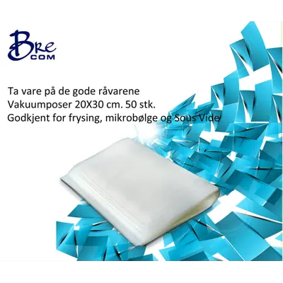 Vakuumpose 20x30 cm 50 stk