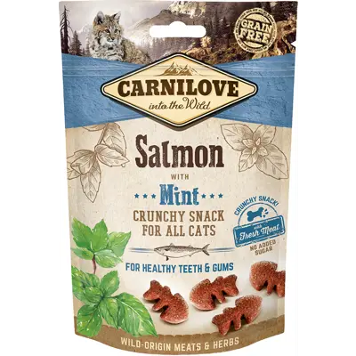 Kattesnacks kjeks med laks 50 g