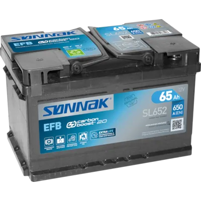 Bilbatteri EFB start og stop SL652