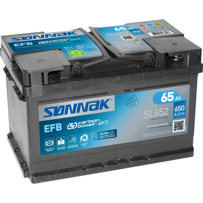 Bilbatteri EFB start og stop SL652