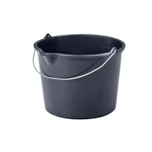 Murerbøtte svart 12 L