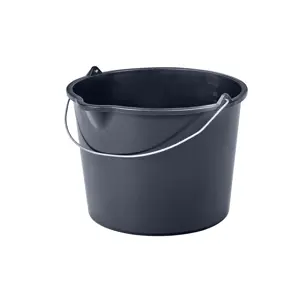 Murerbøtte svart 12 L