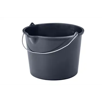 Murerbøtte svart 12 L