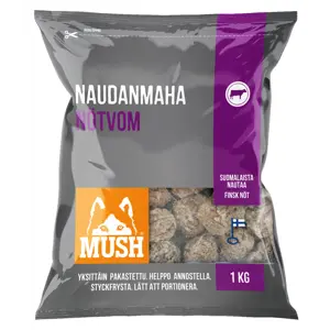 Tilleggsfôr Basic oksevom frosset 1 kg