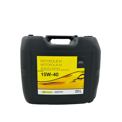 Motorolje mineralsk M 15W-40 20 L