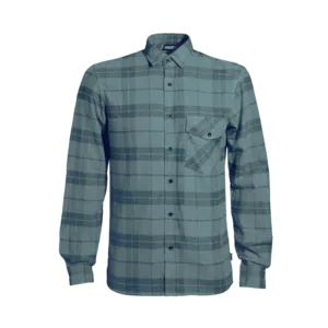 Flanellskjorte grønnrutet herre
