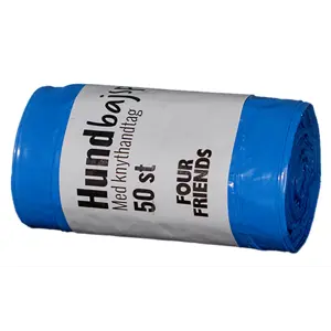 Hundeposer 50 stk blå