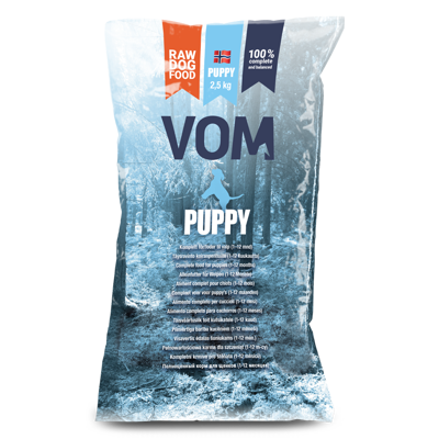 Kjøttboller fullfôr Puppy frosset 2,5 kg