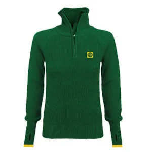 Ullgenser grønn dame