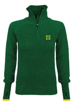 Ullgenser grønn dame