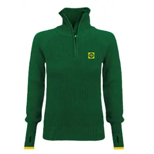 Ullgenser grønn dame