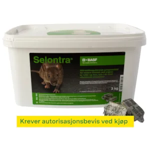 Selontra gnagermiddel 3 kg