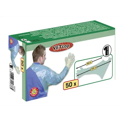 Hansker med skulder grønn 50 stk, bilde 2