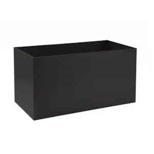 Krukke 80x40 cm svart metall