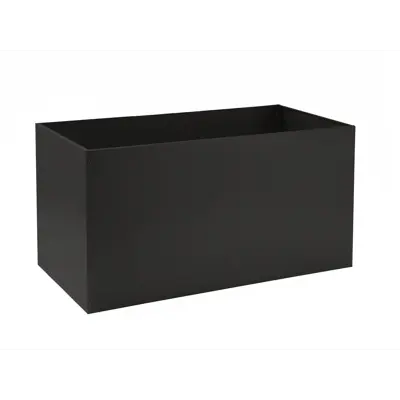 Krukke 80x40 cm svart metall