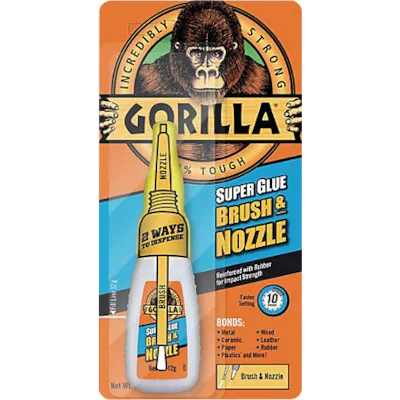 Lynlim med børste og dyse 12 g