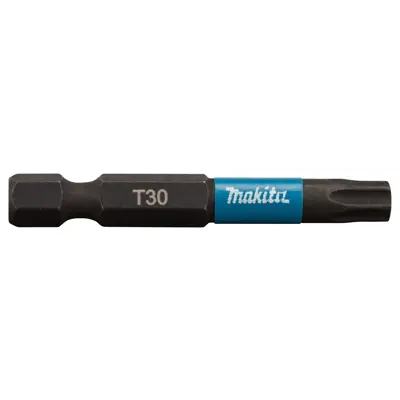 Bits T30 50 mm 1/4" Impact Black