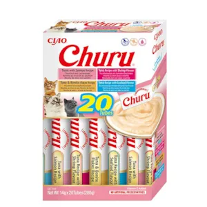 Kattesnacks puré sjømat varianter 20x14 g