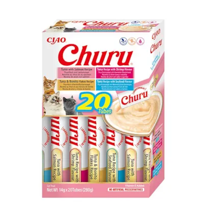 Kattesnacks puré sjømat varianter 20x14 g