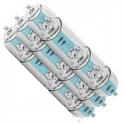 Hundepølse Puppy fullfôr 3x6 kg