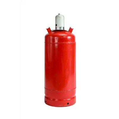Propanflaske og gass 17 kg stål industri/skrukobling