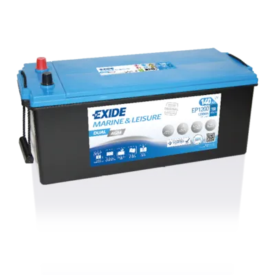 Båt og fritidsbatteri Dual AGM EP1200