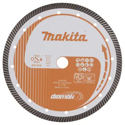 Diamantskive 230 mm granitt og marmor