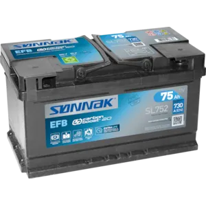 Bilbatteri EFB start og stop SL752