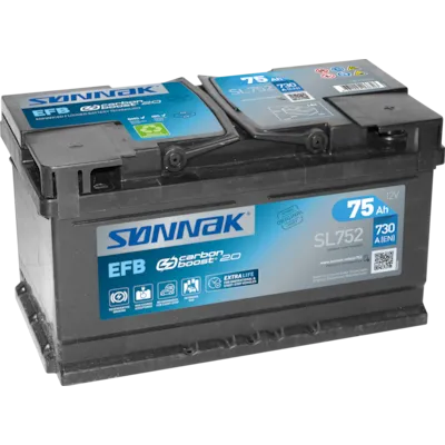 Bilbatteri EFB start og stop SL752