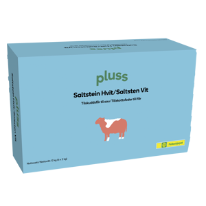 Saltstein hvit 6x2 kg
