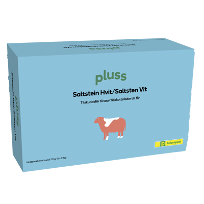 Saltstein hvit 6x2 kg