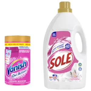 Flekkfjerner og vaskemiddel Kit