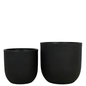 Blomsterpotte Pico sett à 2 stk svart
